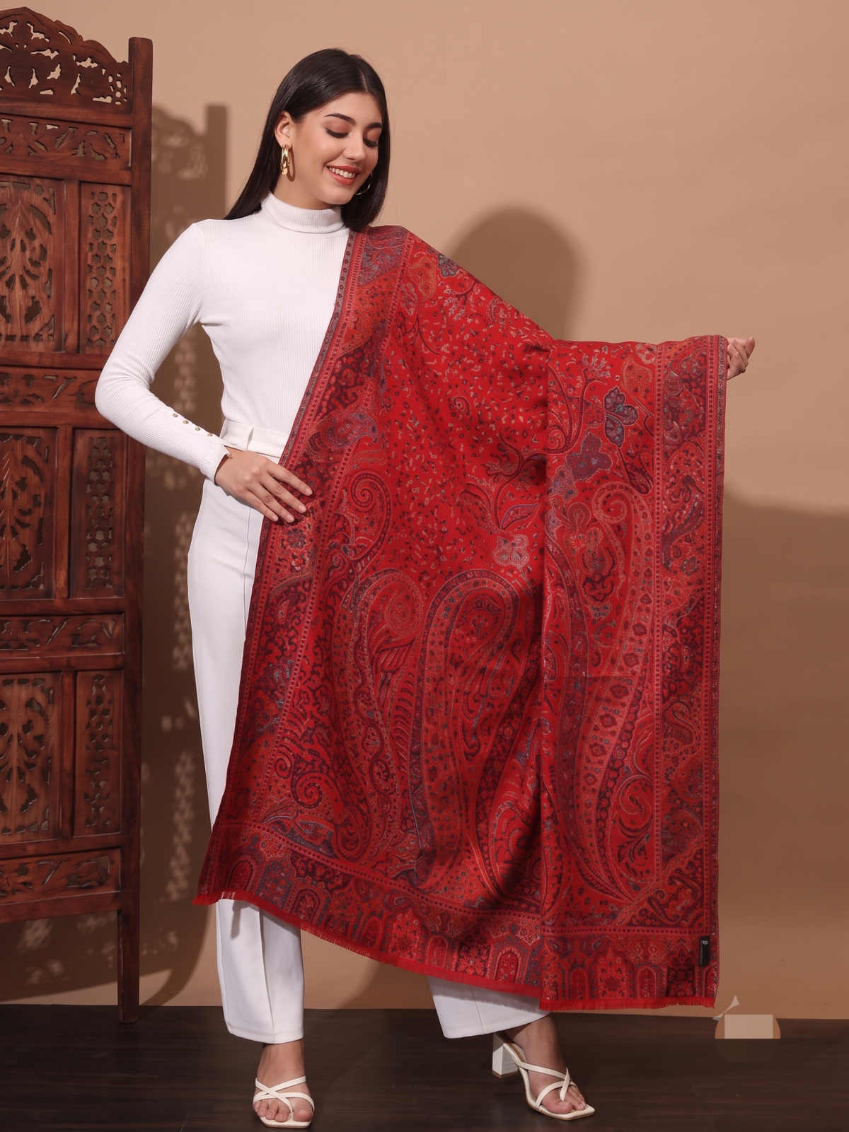 Kani Woven Kashmiri Traditional Shawl